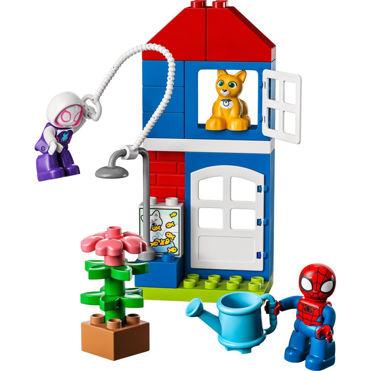 LEGO Marvel Super Heros 10995 La maison de Spider Man, Jouet Enfants 2 Ans, Spidey et ses Amis