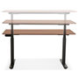 Voir la diapositive 4 : Paris Prix Bureau Design Réglable  Électrique  140cm Noyer & Noir