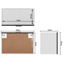 Voir la diapositive 6 : VIDAXL Armoire suspendue Noir 60x31x40 cm Bois d'ingenierie