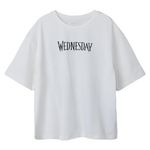 NAME IT T-shirt  Fille Name it Wednesday. Coloris disponibles : Blanc