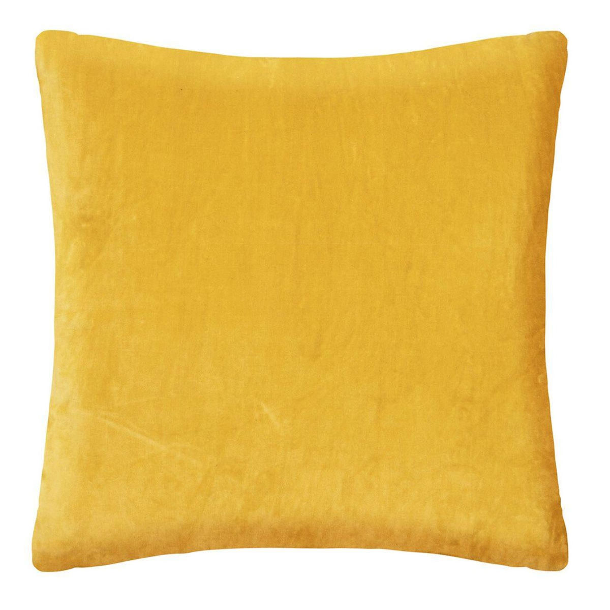 ATMOSPHERA Coussin Déco Déhoussable  Otto  55x55cm Ocre