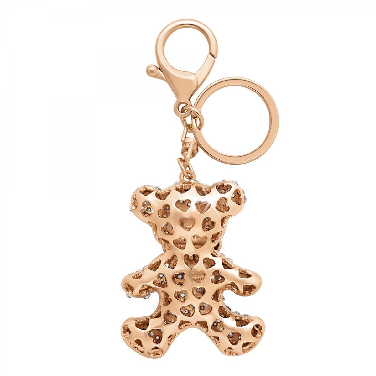 SC CRYSTAL Porte-clé ourson orné de zirconium