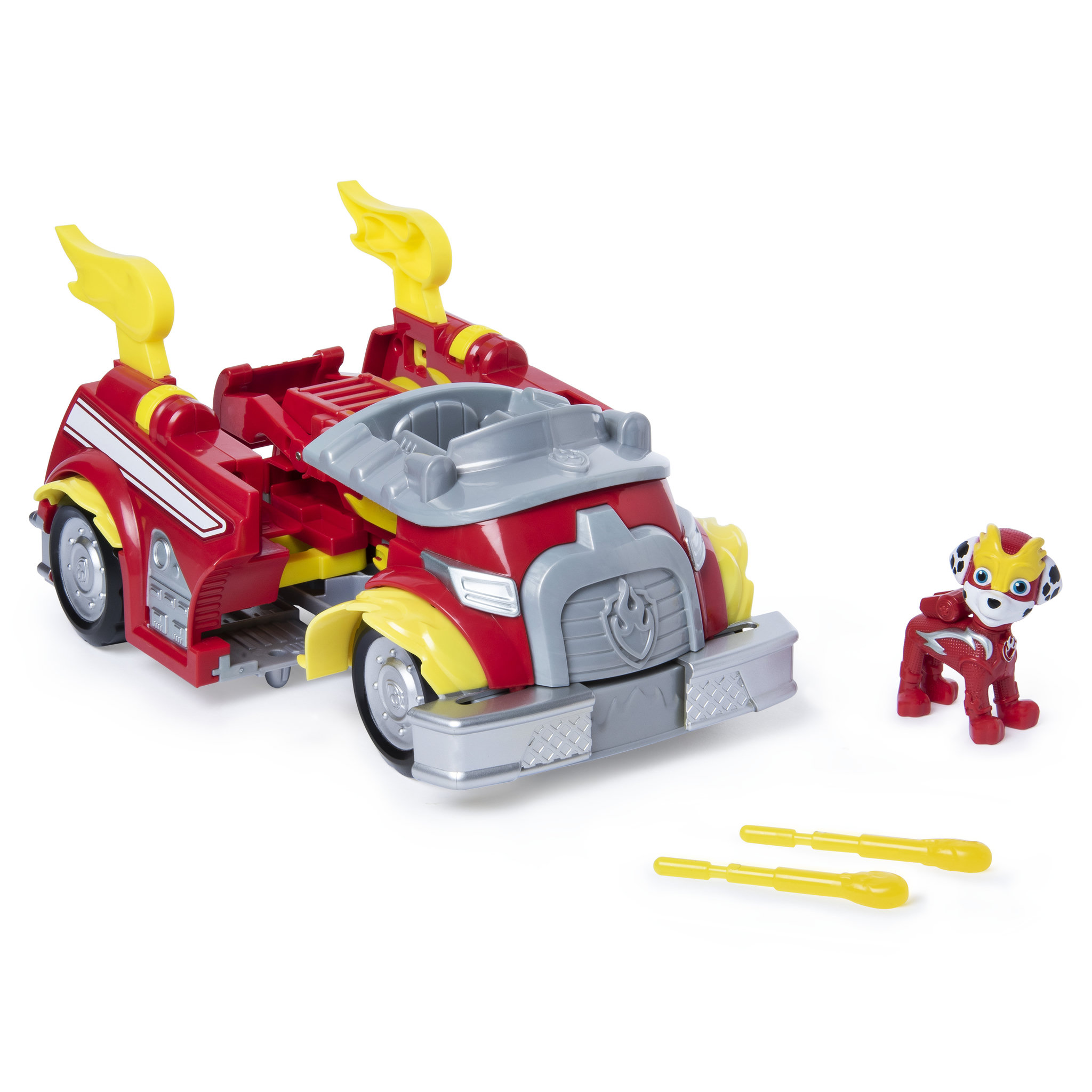Voir la diapositive 3 : SPIN MASTER Véhicule transformable super charged mighty pups Marshall's - Pat'Patrouille