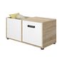 Voir la diapositive 1 : Coffre 1 porte L90xH43xP40cm ALLAN
