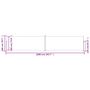 Voir la diapositive 6 : VIDAXL Auvent lateral retractable Creme 200x1000 cm
