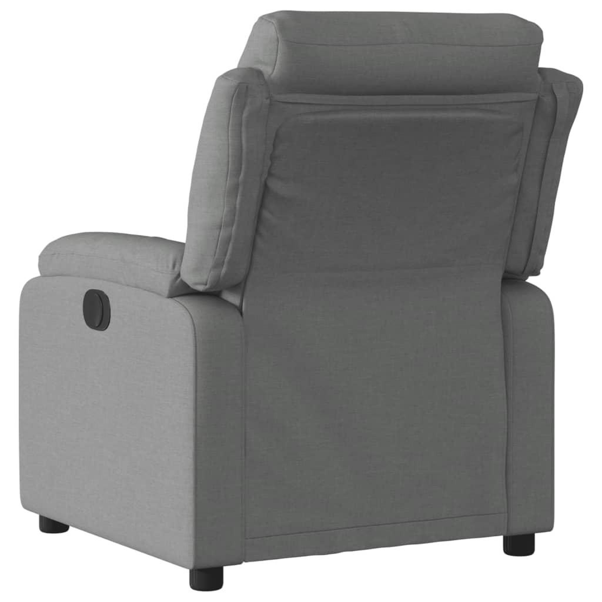 Voir la diapositive 3 : VIDAXL Fauteuil inclinable Gris fonce Tissu