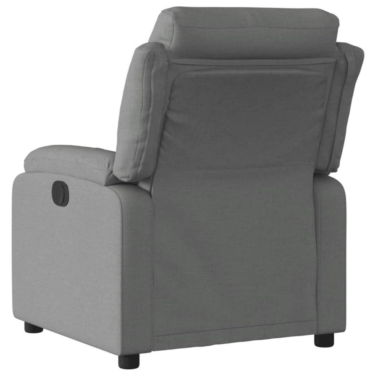 VIDAXL Fauteuil inclinable Gris fonce Tissu