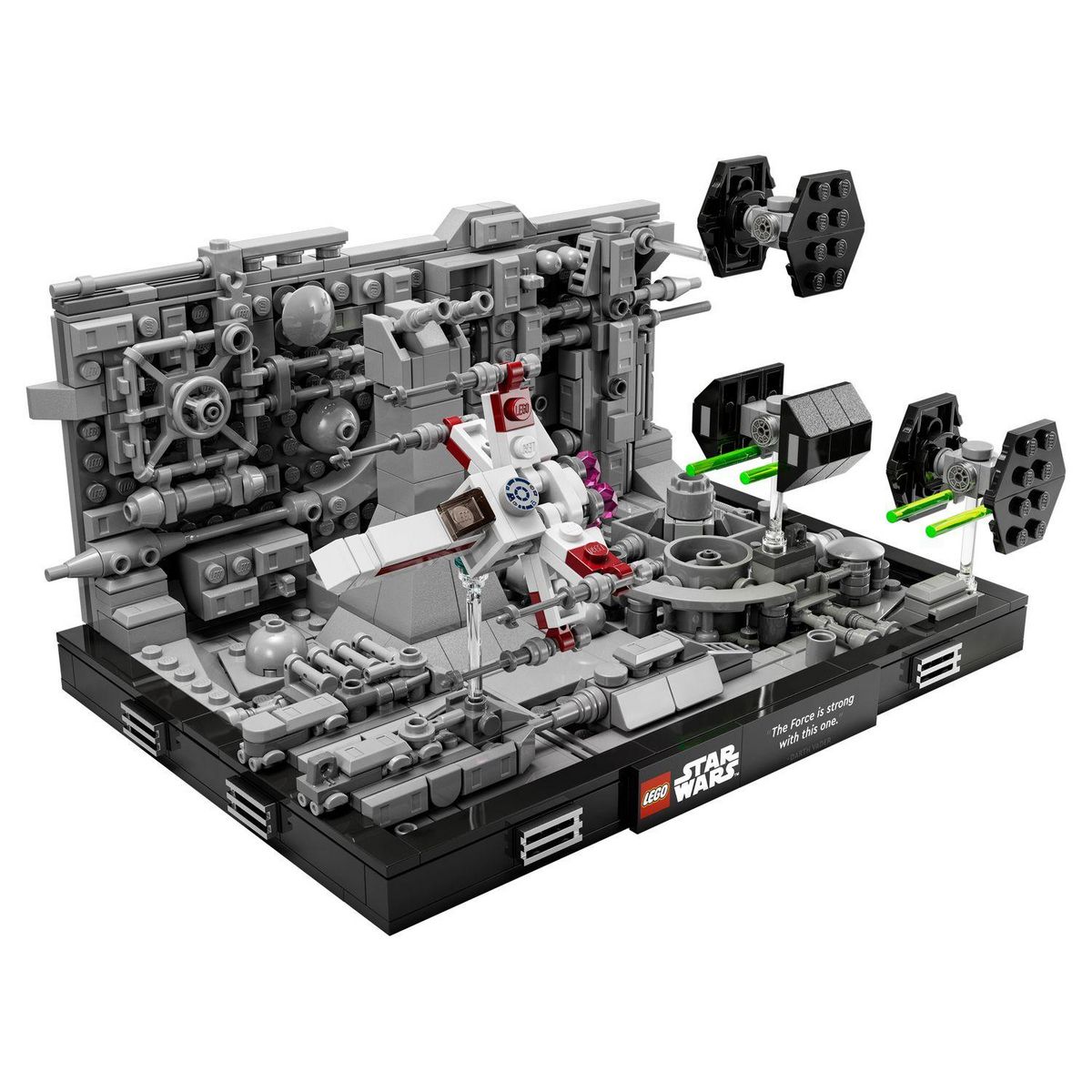 LEGO Star Wars 75329 Diorama de la Poursuite dans les Tranchées de l&rsquo;Étoile de la Mort, Jouet