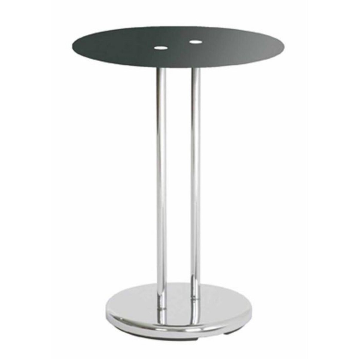Paris Prix Table d'Appoint Design  Lilas  55cm Noir