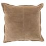Voir la diapositive 1 : Paris Prix Coussin Déco  Cuir  44cm Beige