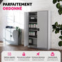 Voir la diapositive 3 : tectake Armoire de classement en métal en acier lâqué époxy gris
