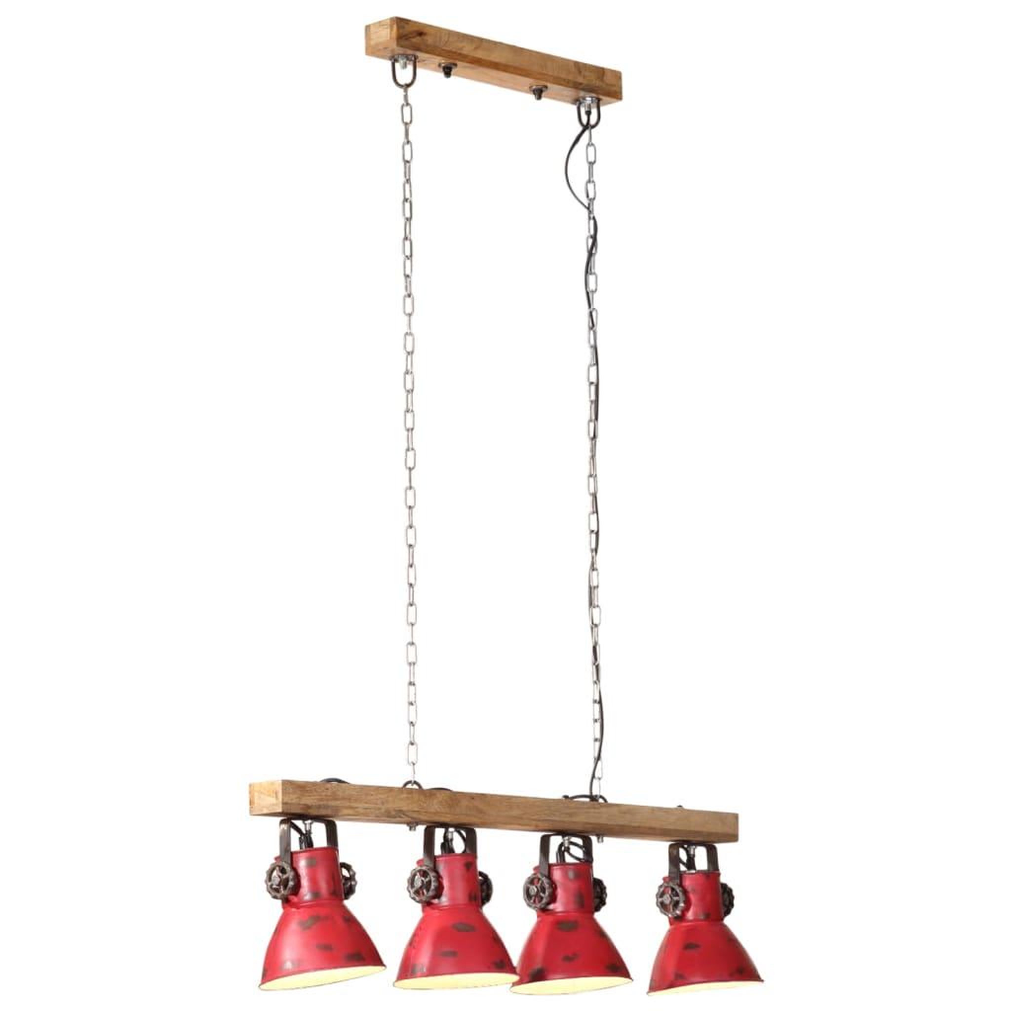 VIDAXL Plafonnier 25 W rouge delave 90x24x111 cm E27