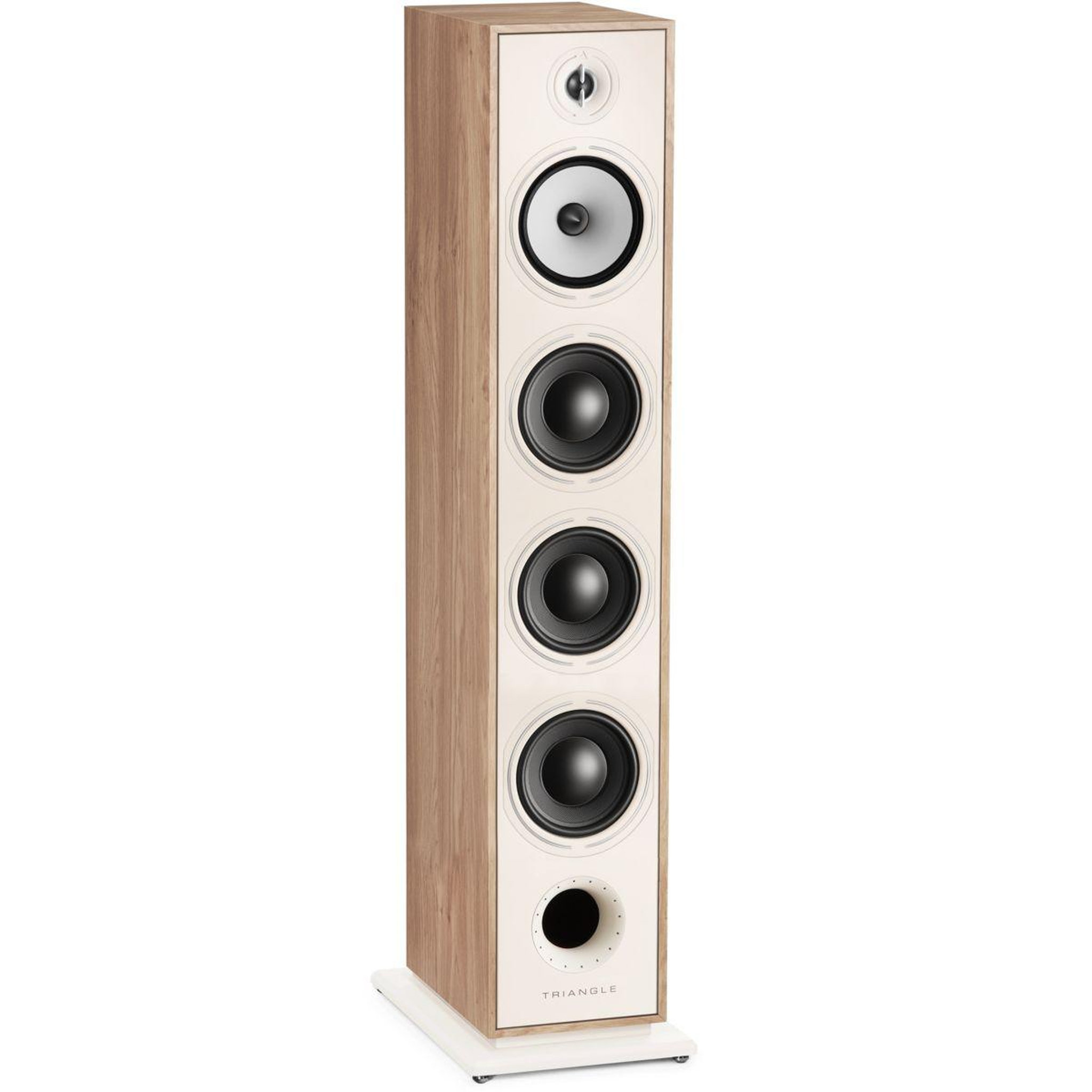 Triangle Enceinte colonne borea br09 chene clair x1
