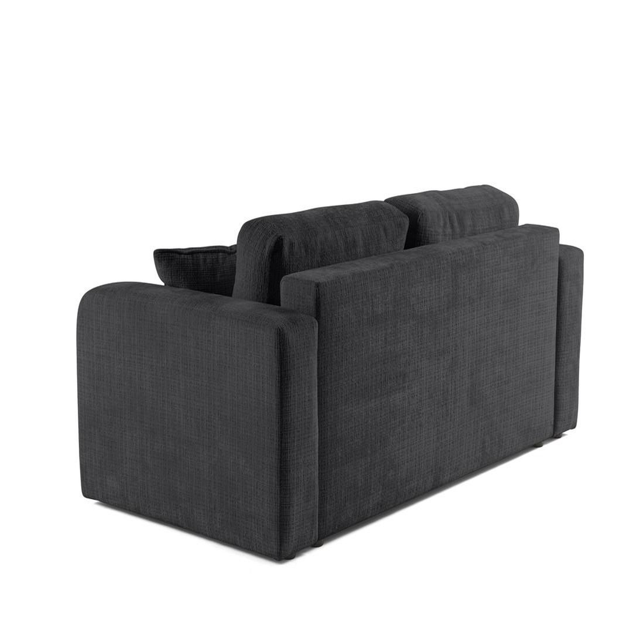 Voir la diapositive 5 : BEST MOBILIER Miro - canapé droit 2 places - en velours texturé