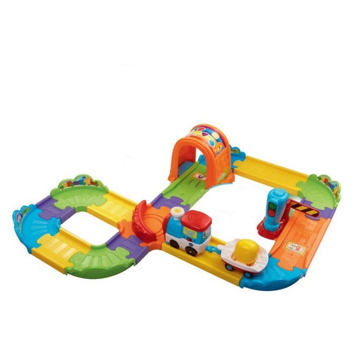 VTECH P'tit circuit train (+ Romain, le p'tit train) - Tchou Tchou Bolides