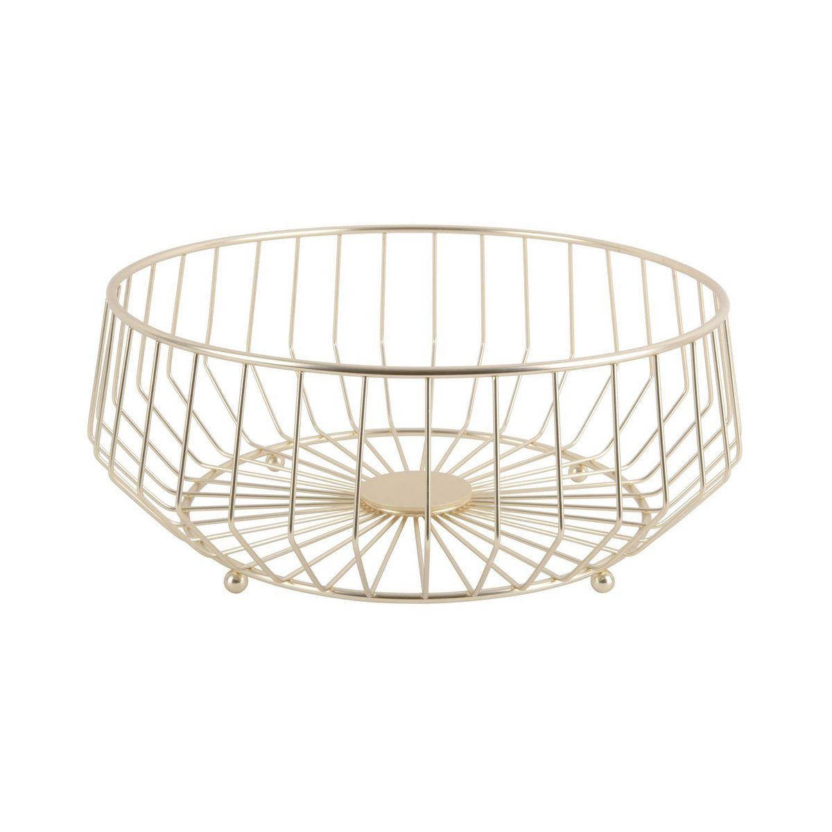 PRESENT TIME Corbeille à fruits design métal large Kink