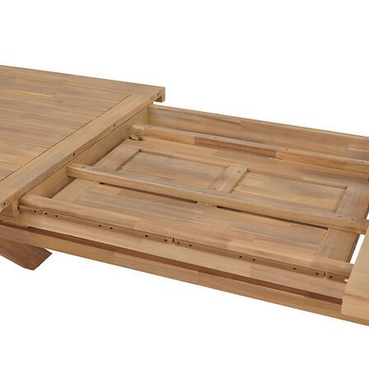 HESPERIDE Table de jardin extensible en acacia 12 places XENIA - Marron