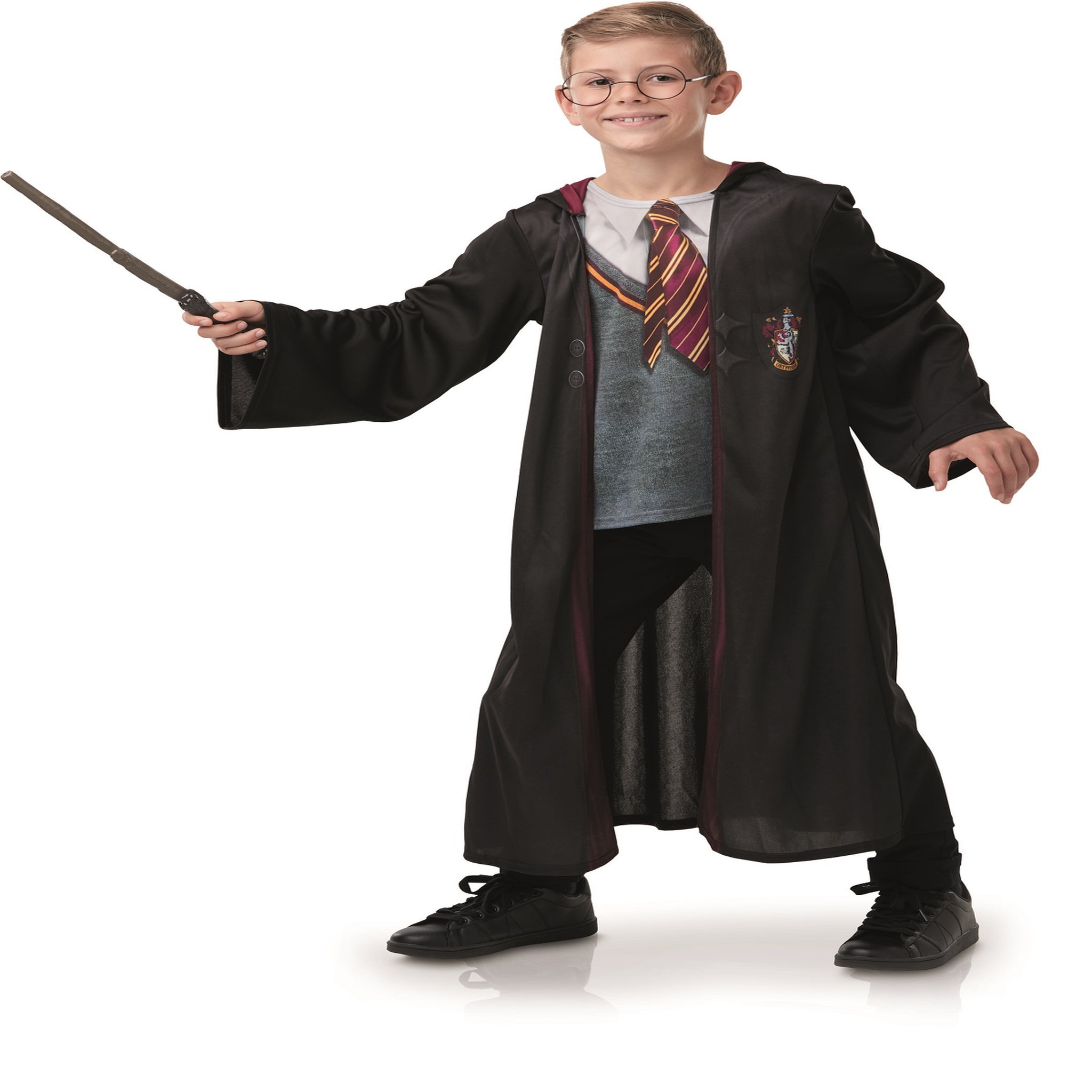 Voir la diapositive 1 : RUBIES Déguisement Harry Potter + accessoires taille 7/8 ans