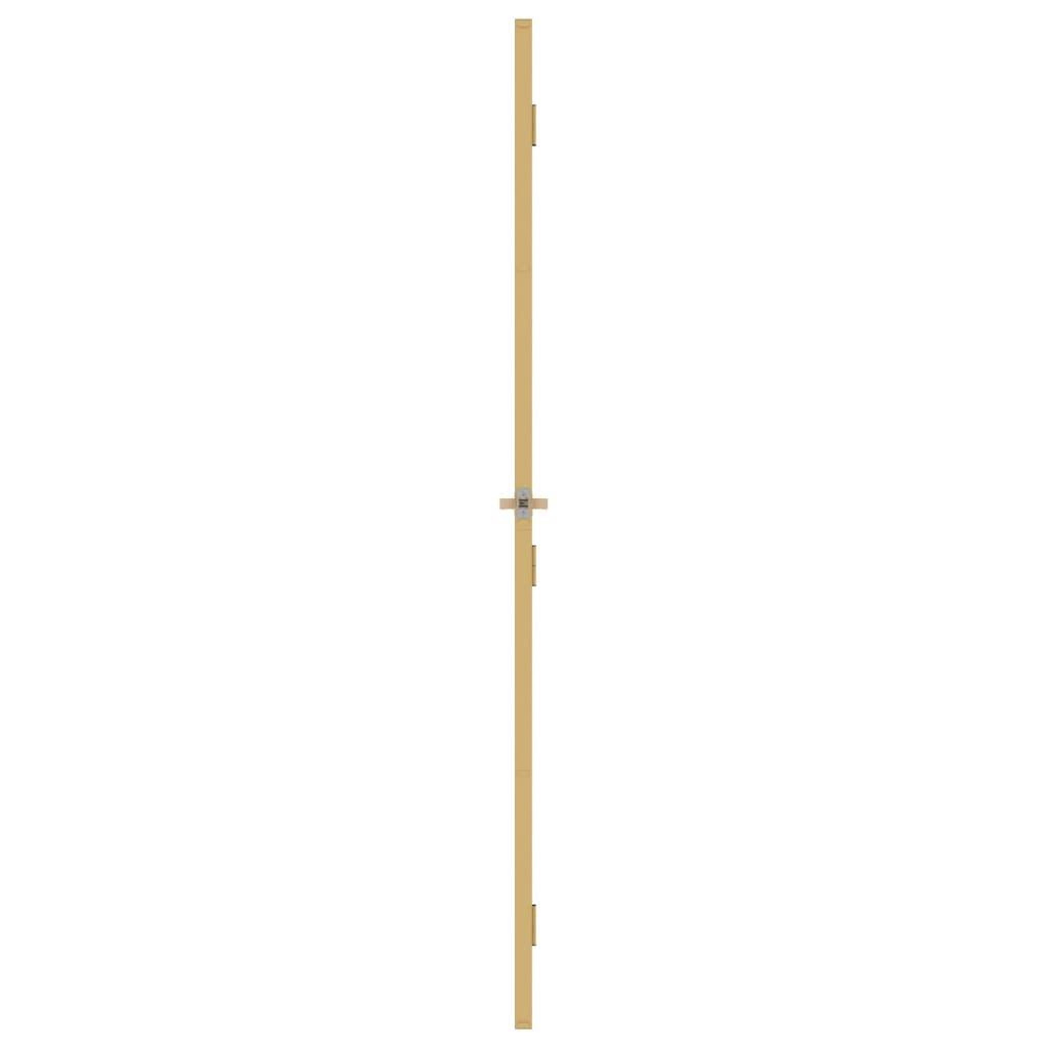 Voir la diapositive 4 : VIDAXL Porte interieure mince dore 83x201,5 cm verre trempe aluminium