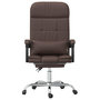 Voir la diapositive 3 : VIDAXL Fauteuil de massage inclinable de bureau Marron Similicuir