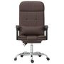 Voir la diapositive 3 : VIDAXL Fauteuil de massage inclinable de bureau Marron Similicuir