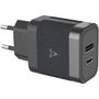 Voir la diapositive 3 : ADEQWAT Chargeur + câble 45W PowerDelivery USB-A/USB-C + Câble 1M