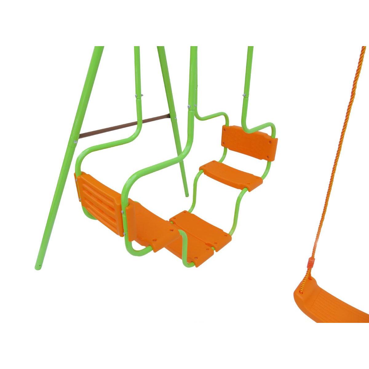 Habitat et Jardin Portique acier  Eva  - 1.96m - 3 agrès