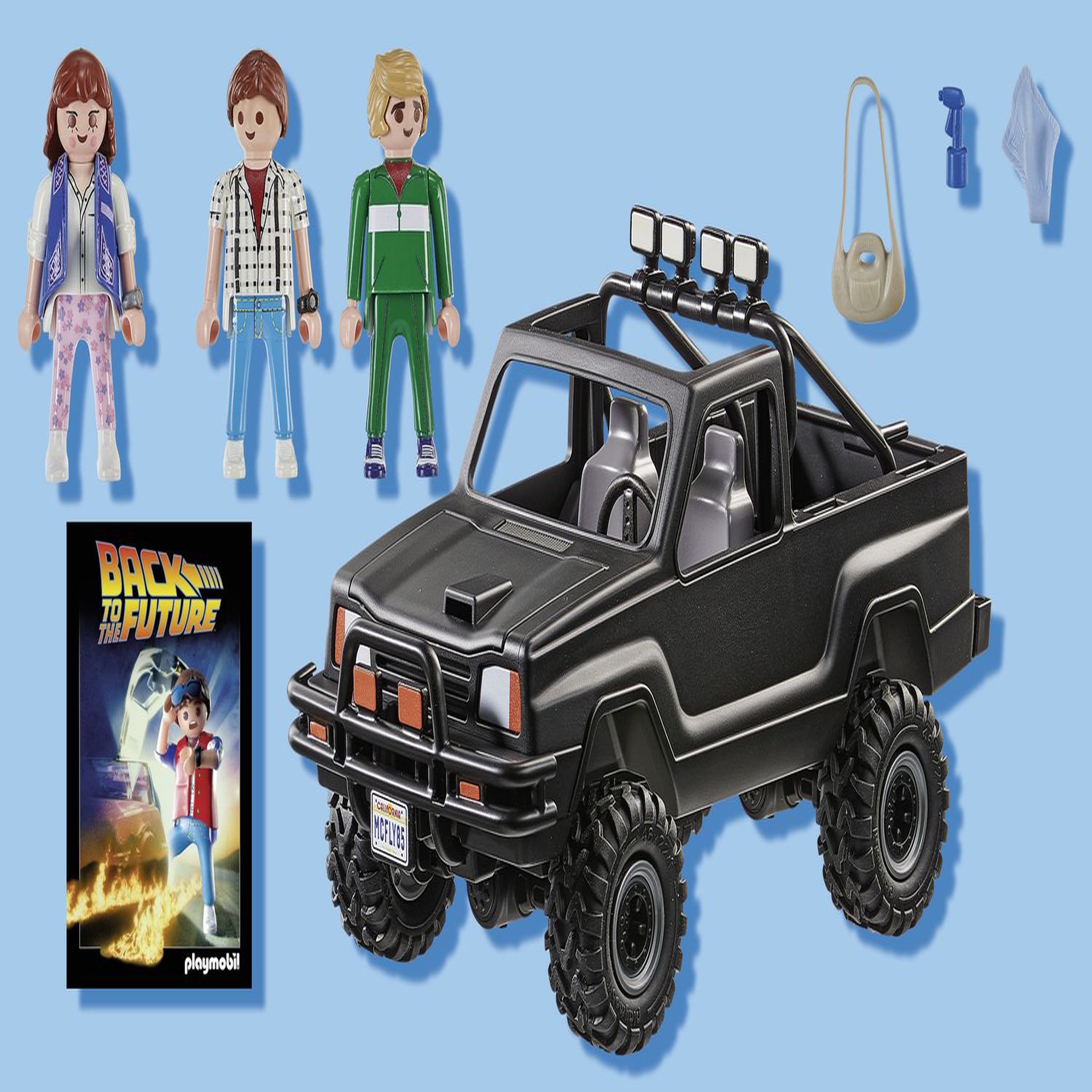 Voir la diapositive 2 : PLAYMOBIL 70633 - Retour vers le futur - Pick-up de Marty