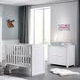 Voir la diapositive 2 : Paris Prix Commode Enfant en Bois 2 Portes  Erik  100cm Blanc