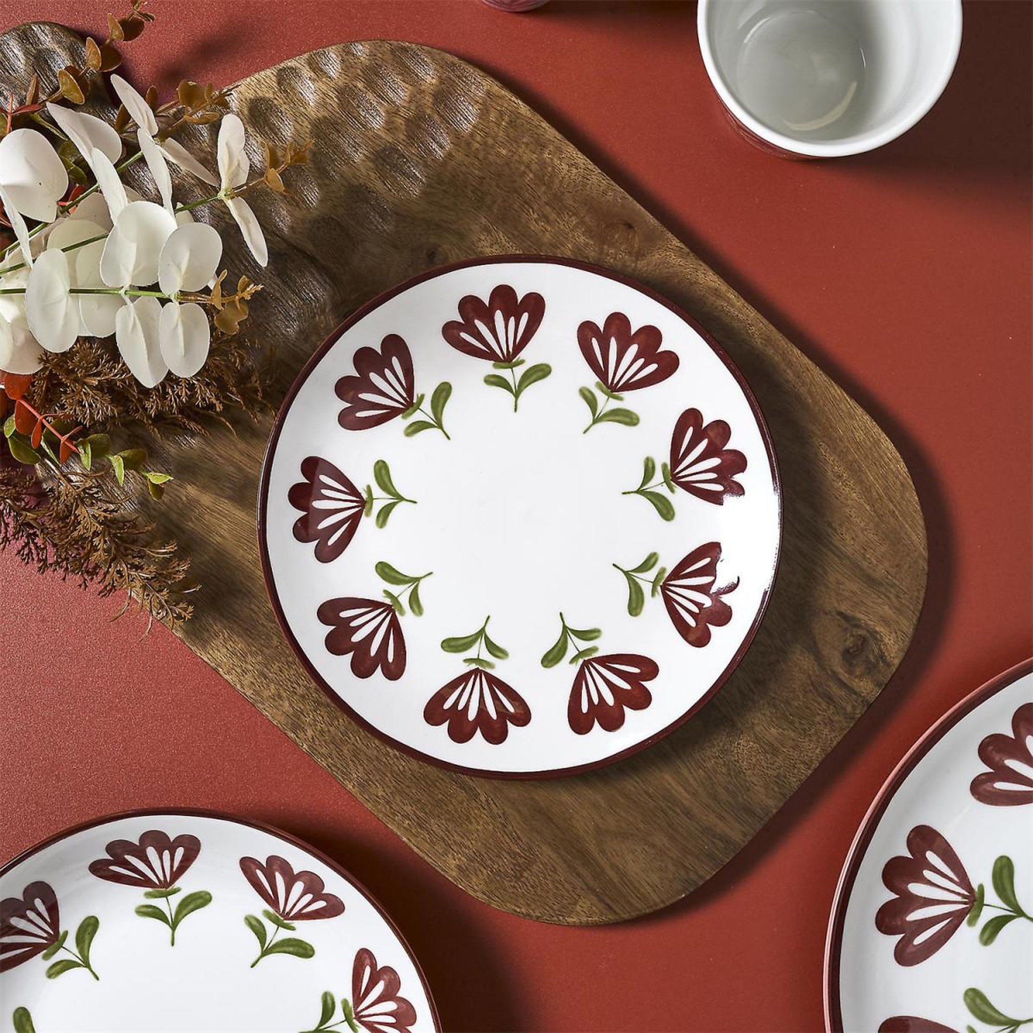 Voir la diapositive 3 : COOK CONCEPT Lot de 6 assiettes à dessert  edith  19cm multicolore