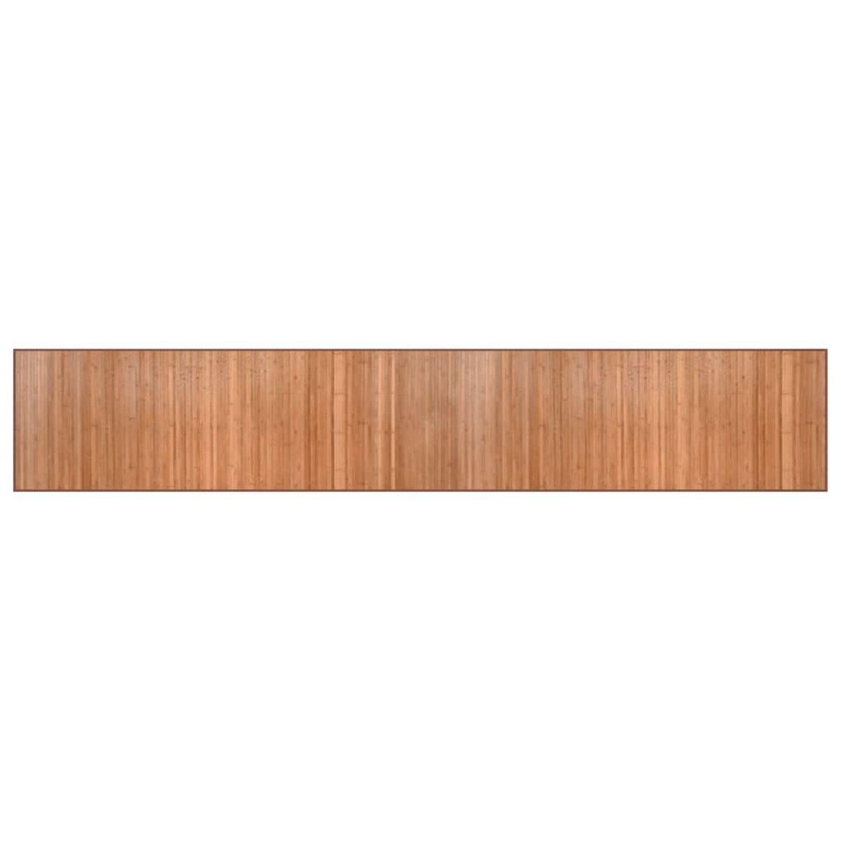 VIDAXL Tapis rectangulaire naturel 60x400 cm bambou