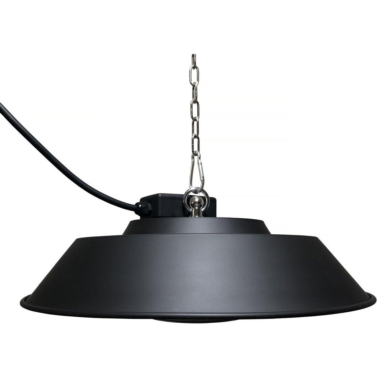 Habitat et Jardin Chauffage électrique suspendu - 1500W - Noir