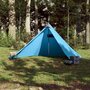 Voir la diapositive 3 : VIDAXL Tente familiale tipi 7 personnes bleu impermeable