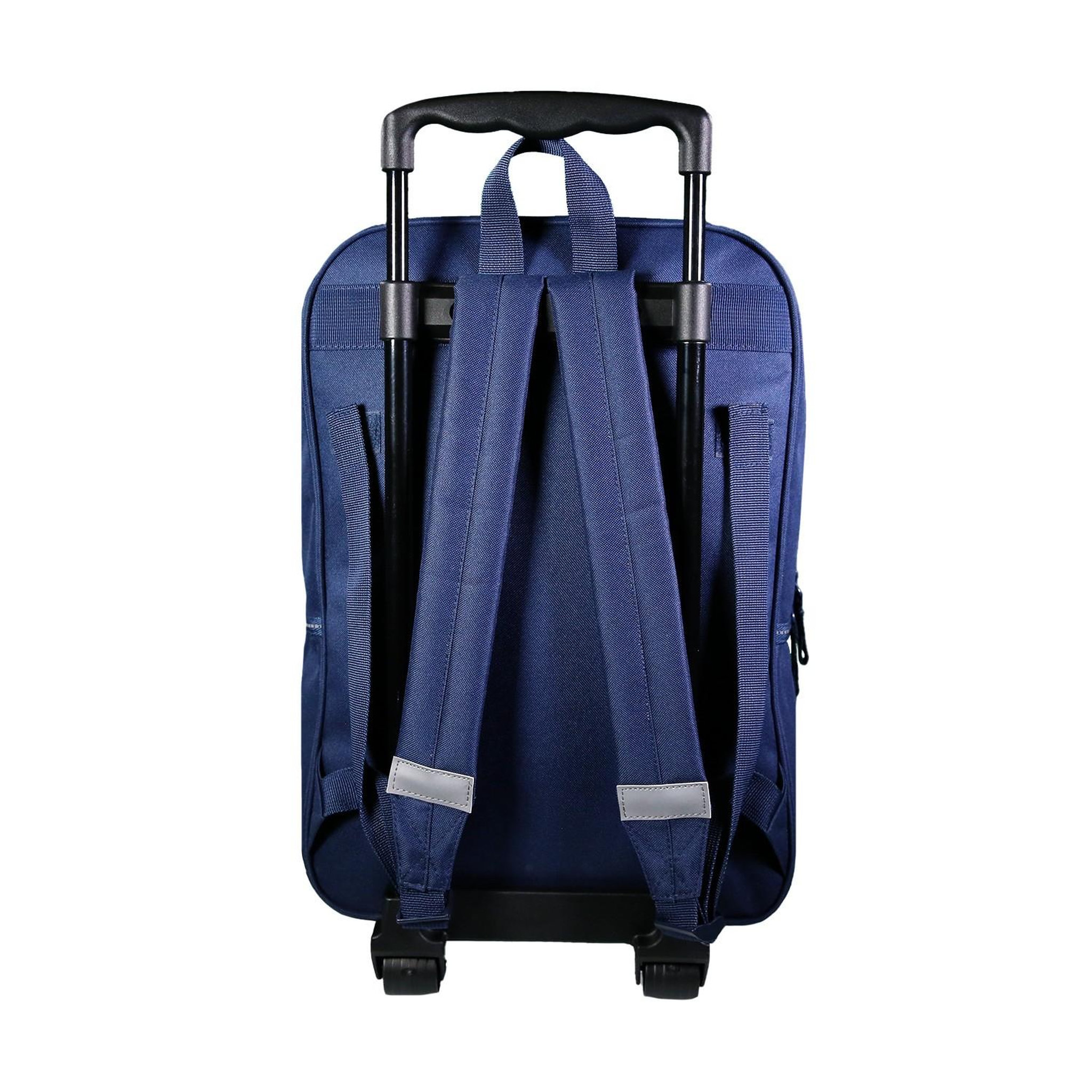 Voir la diapositive 4 : Bagtrotter BAGTROTTER Sac à dos à roulettes Lili Lou Bleu