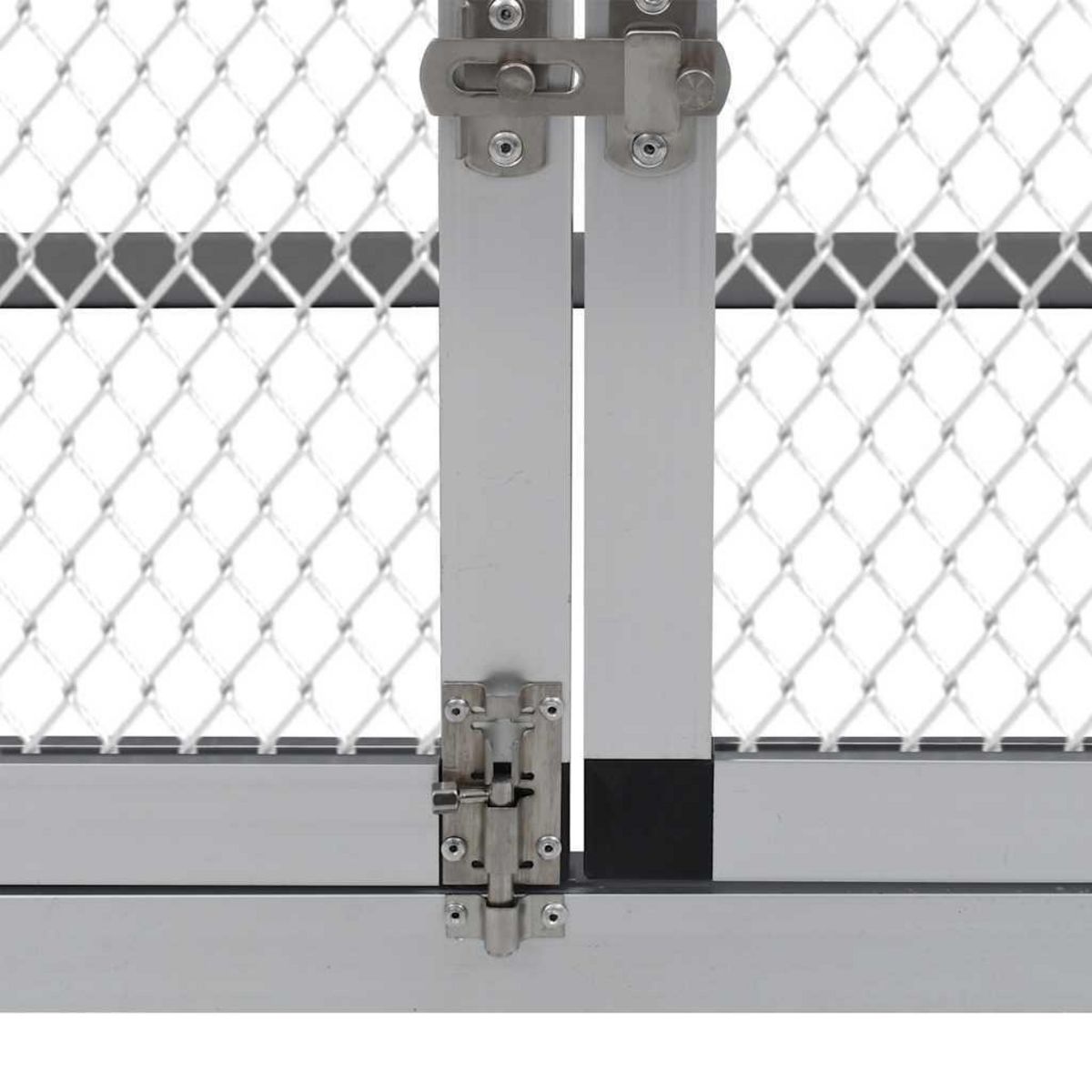 VIDAXL Poulailler avec rampes et nichoir Aluminium