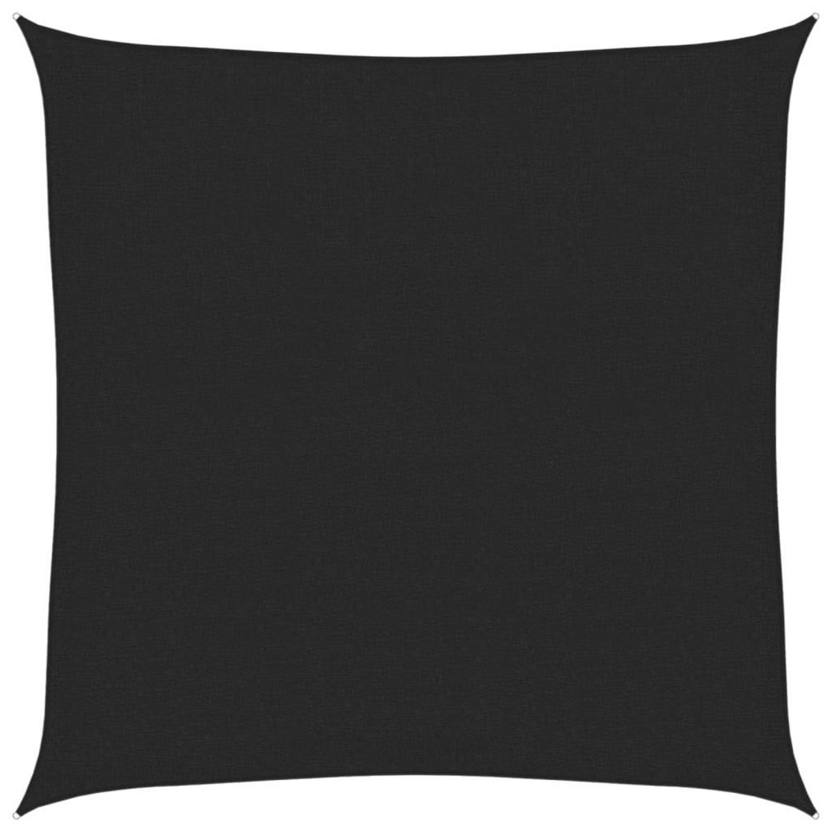 VIDAXL Voile d'ombrage 160 g/m^2 Noir 3x3 m PEHD