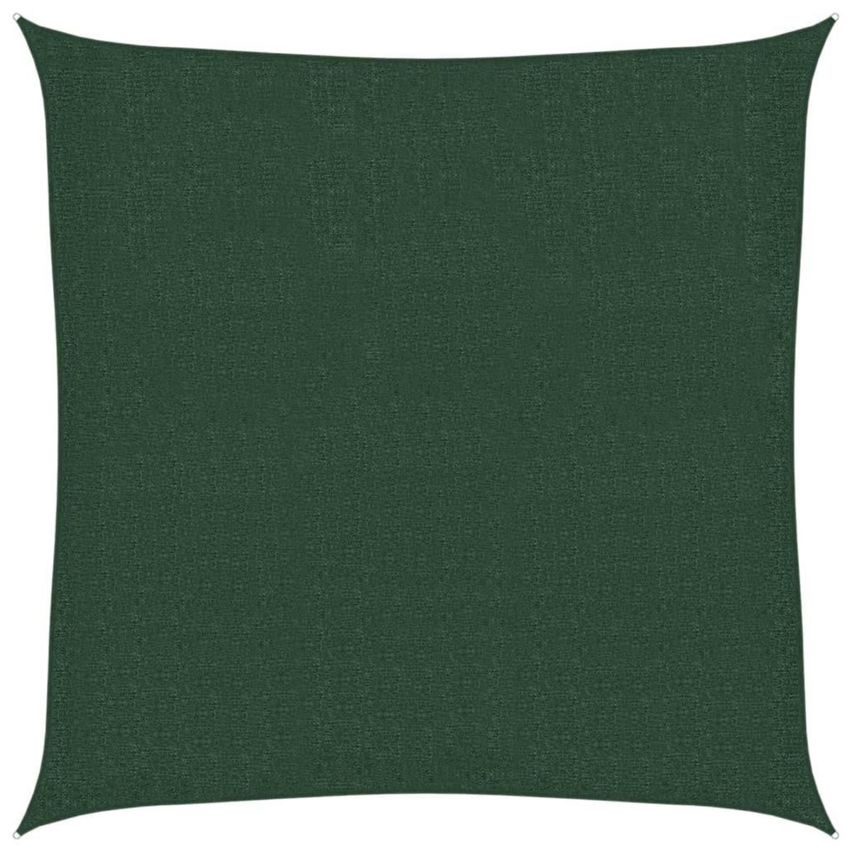 VIDAXL Voile d'ombrage 160 g/m^2 Vert fonce 3,6x3,6 m PEHD