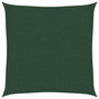 Voir la diapositive 2 : VIDAXL Voile d'ombrage 160 g/m^2 Vert fonce 3,6x3,6 m PEHD