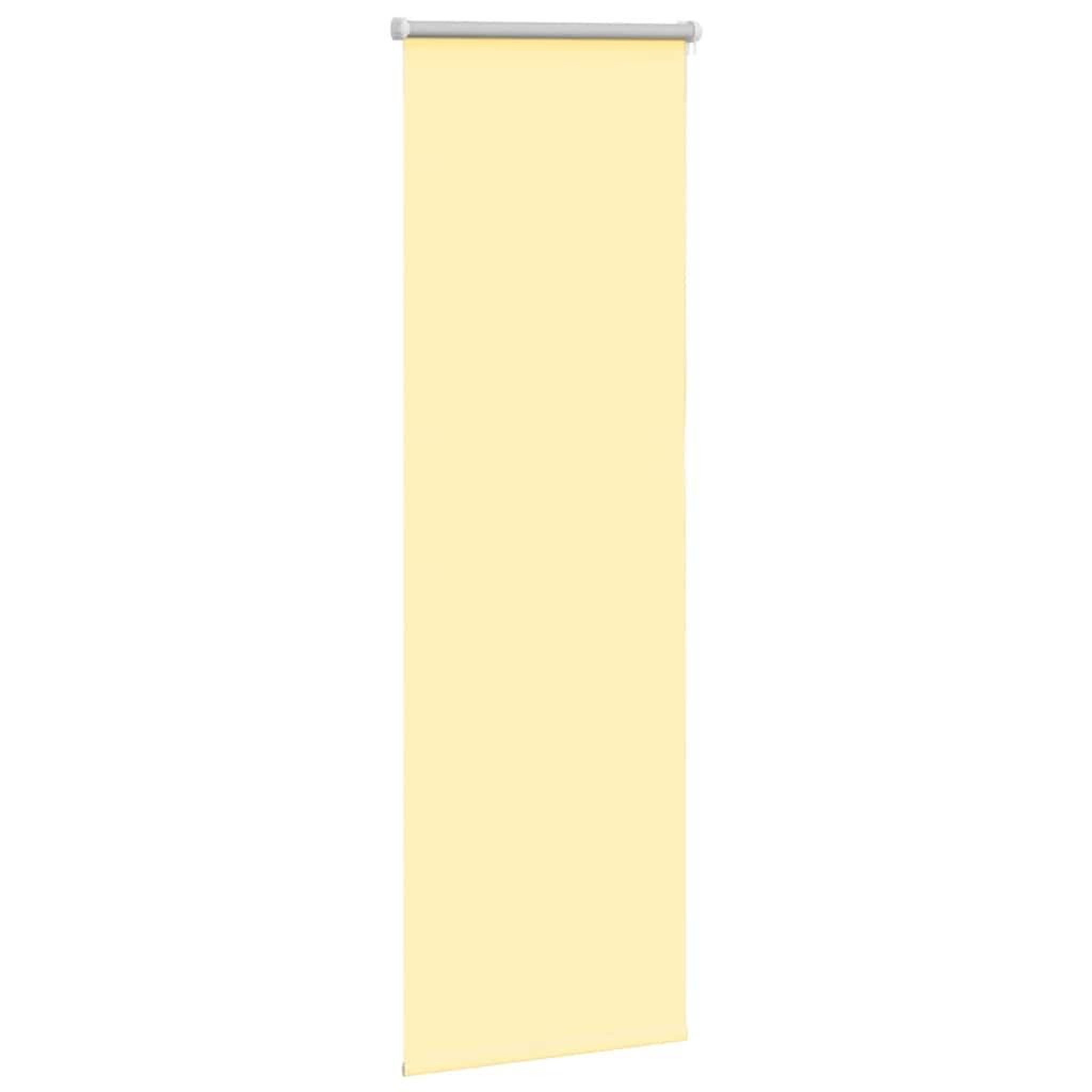 Voir la diapositive 3 : VIDAXL Store enrouleur occultant jaune largeur du tissu 50,7 cm