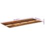Voir la diapositive 6 : VIDAXL Dessus de table rectangulaire 60x140 cm 15-16 mm Bois recupere