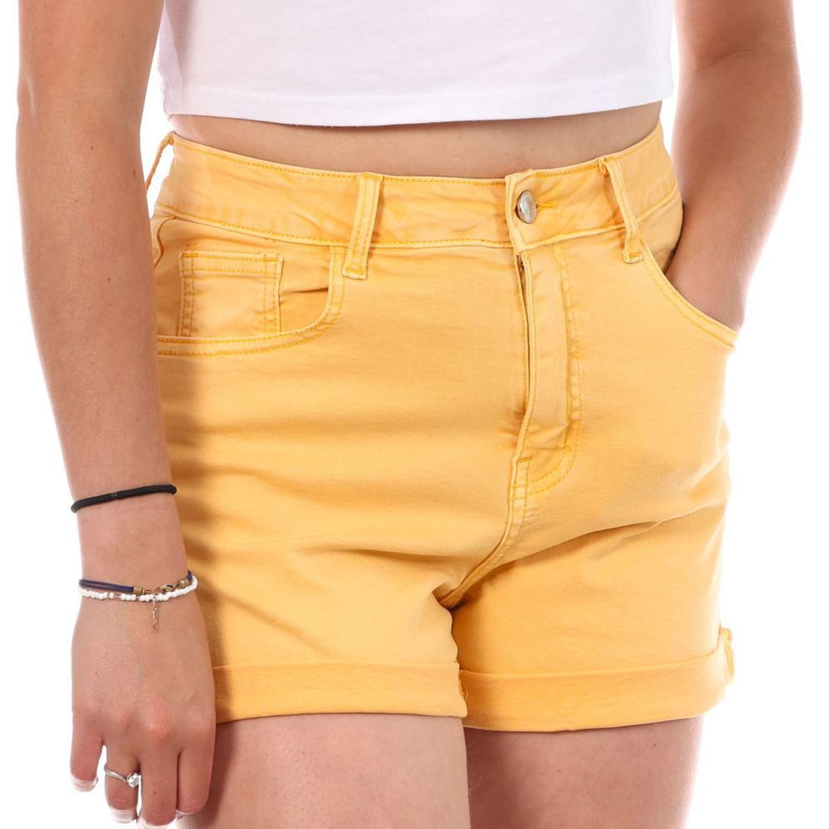 MONDAY PREMIUM Short Jaune Femme Monday Premium LW526
