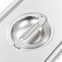 Voir la diapositive 5 : VIDAXL Couvercles de plateau 4 pcs GN 1 4 Acier inoxydable