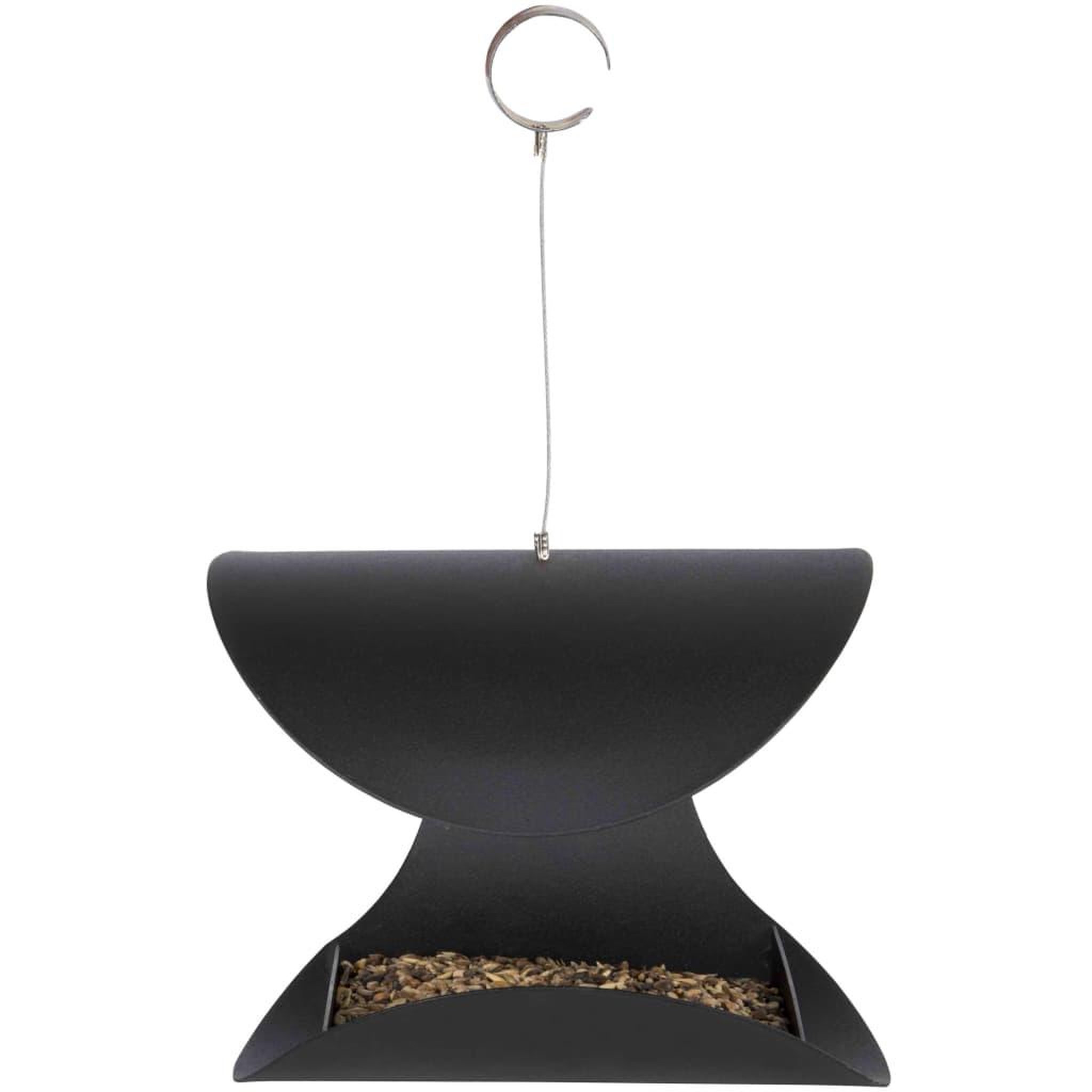 Voir la diapositive 4 : ESSCHERT DESIGN Esschert Design Mangeoire a oiseaux suspendue Noir L FB438