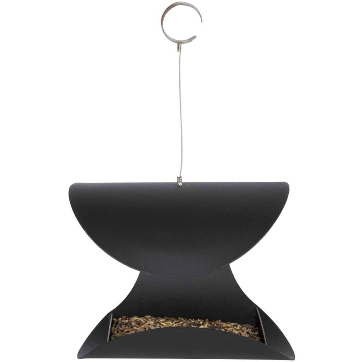 ESSCHERT DESIGN Esschert Design Mangeoire a oiseaux suspendue Noir L FB438