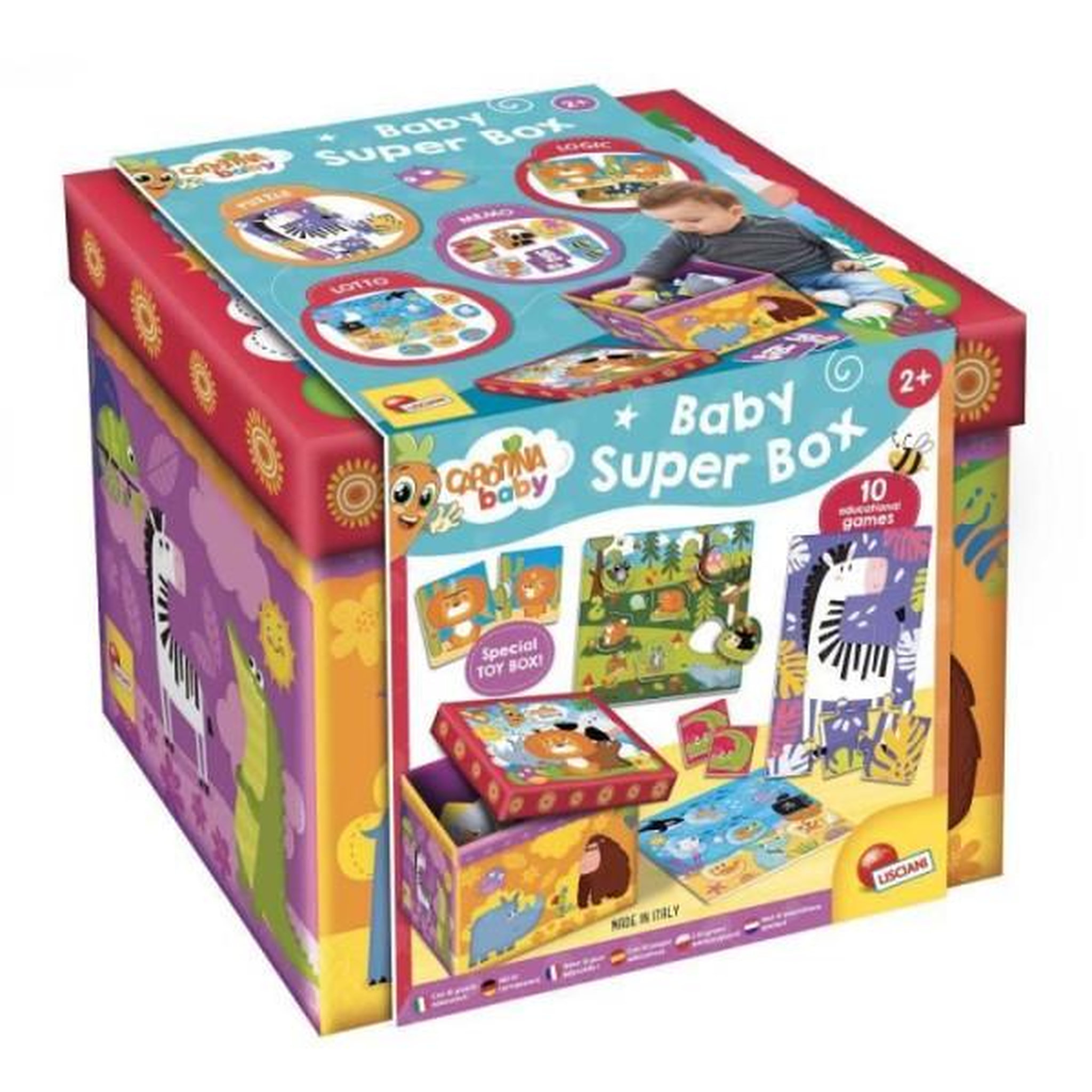 LISCIANI GIOCHI Super Box - CAROTINA BABY - Jeux éducatifs, Format géant