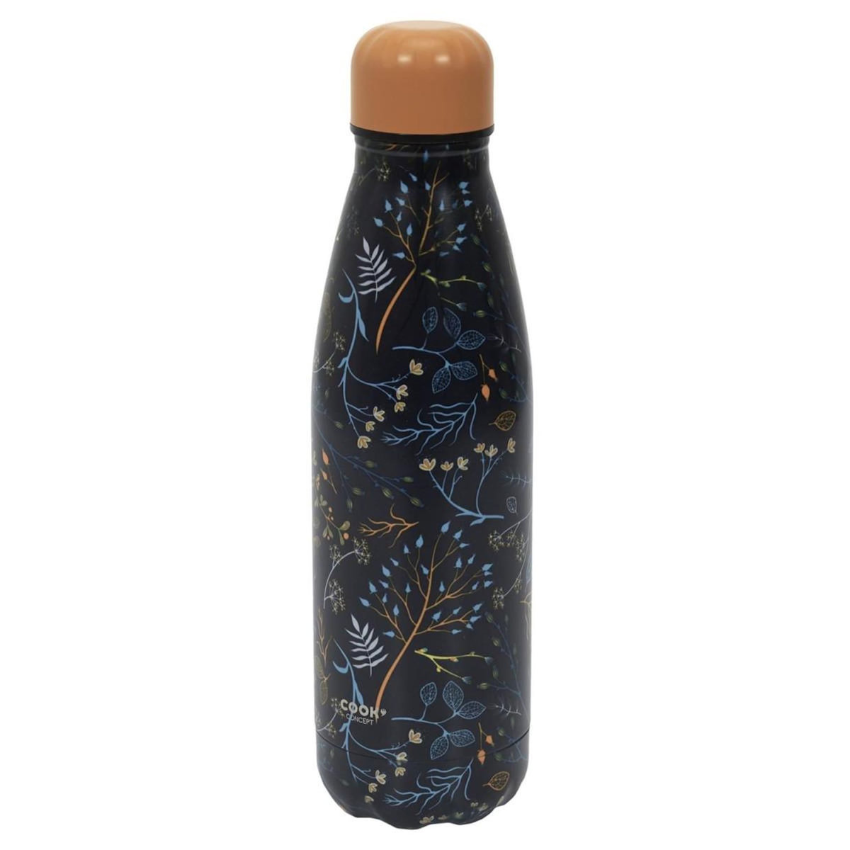 Paris Prix Bouteille Isotherme  Fleurie  50cl Bleu & Jaune