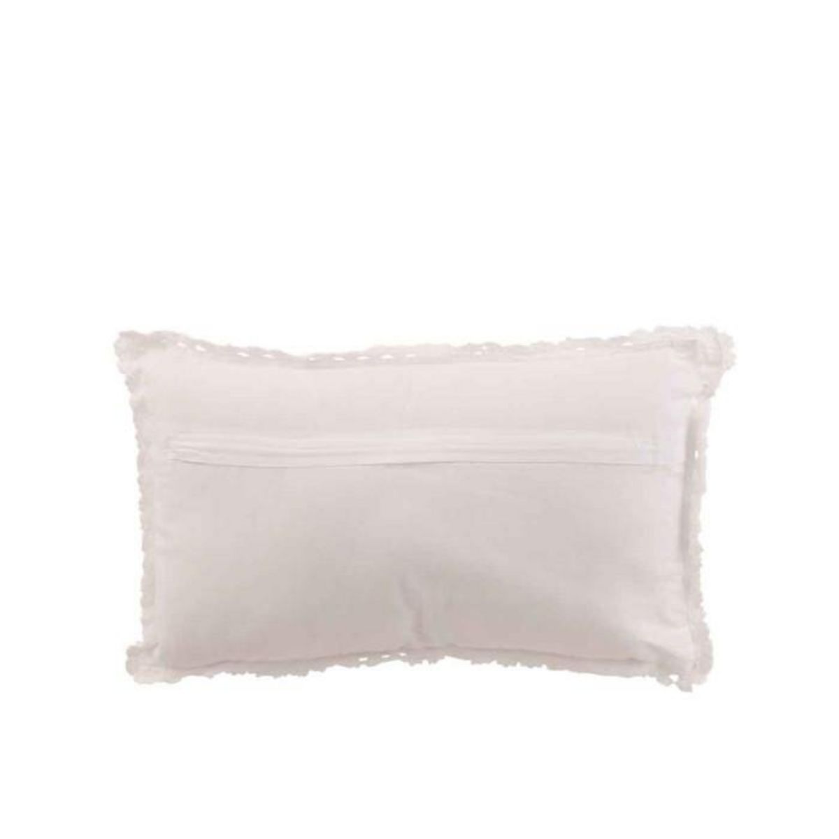 Paris Prix Coussin Déco  Dentelles  30x50cm Blanc
