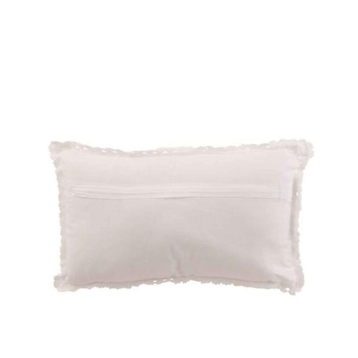 Paris Prix Coussin Déco  Dentelles  30x50cm Blanc