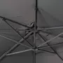 SWEEEK Parasol déporté rectangulaire 3x4m - Wimereux - Parasol excentré inclinable dans 5 positions, rotatif à 360°