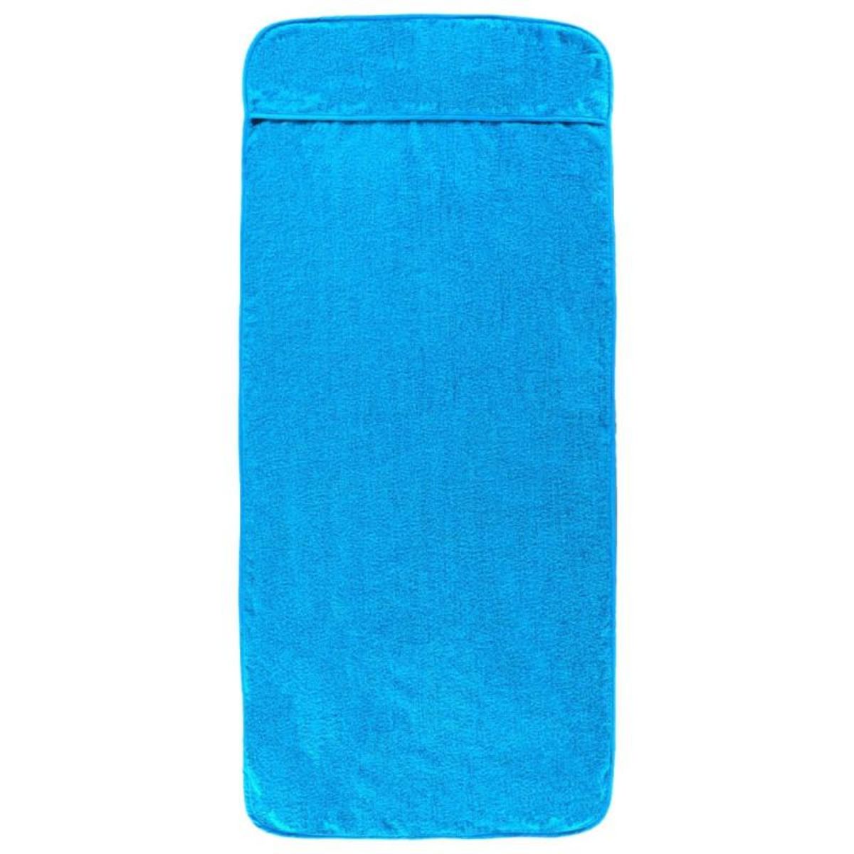 VIDAXL Serviettes de plage 2 pcs turquoise 60x135 cm tissu 400 GSM